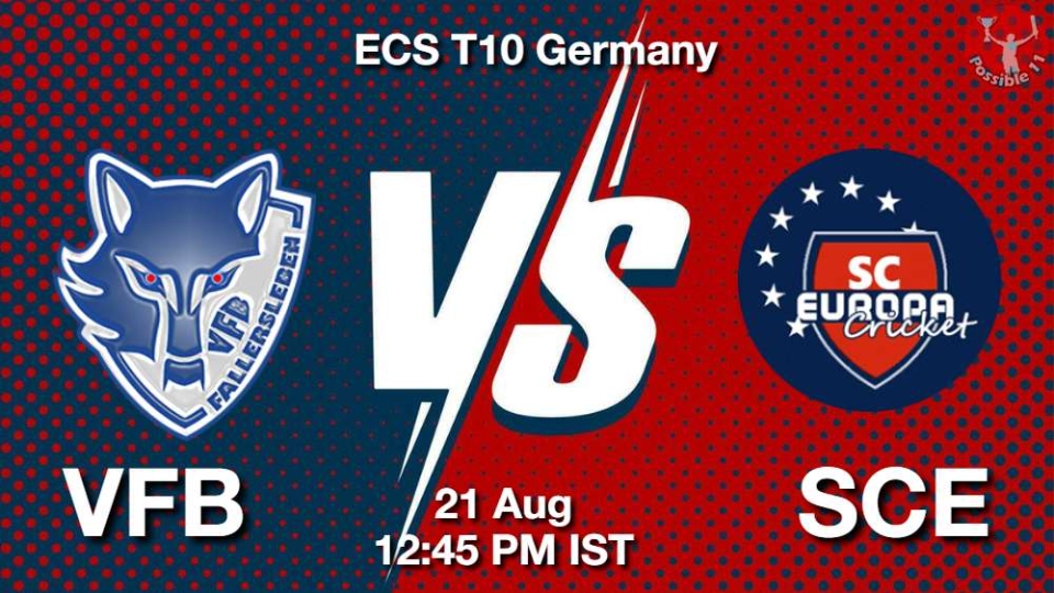 VFB vs SCE ECS T10 2025: Playing 11, Dream11 Team & AI Prediction